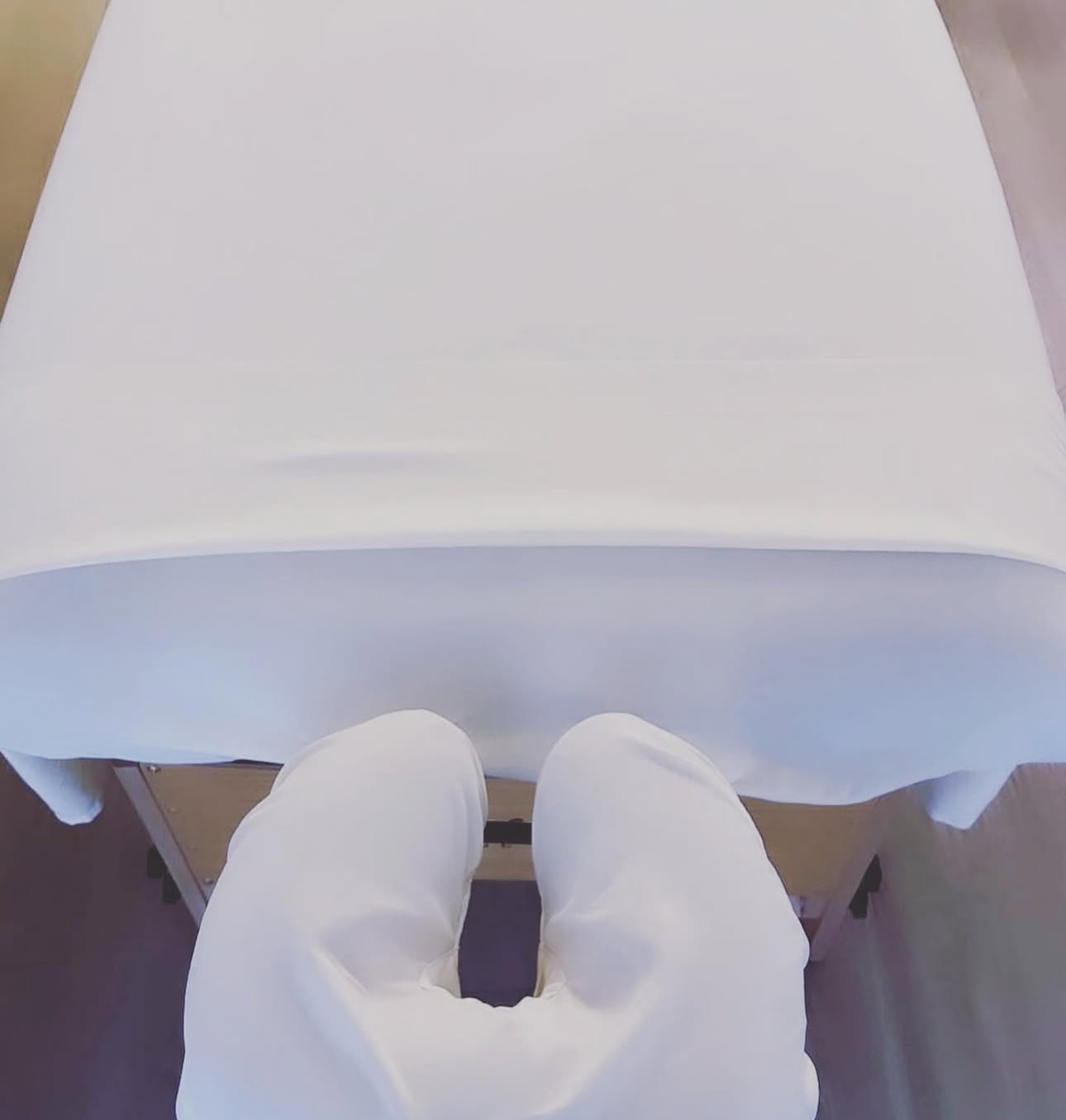 Professional massage therapy setup in Miami